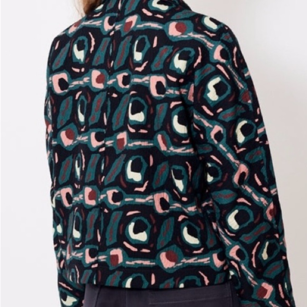 Odeeh Bold Cotton Hand Printed Statement Blazer - image 3